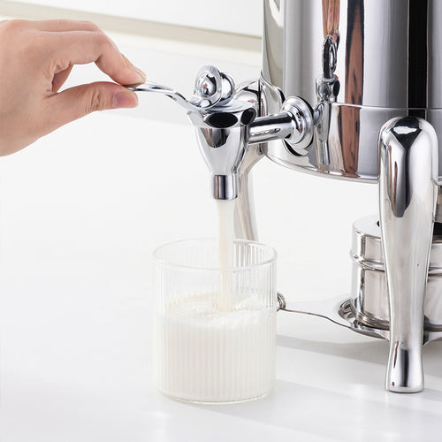 304 Stainless Steel Beverage Urn Warmer | Coffee Tea Milk Dispenser for Buffet Catering