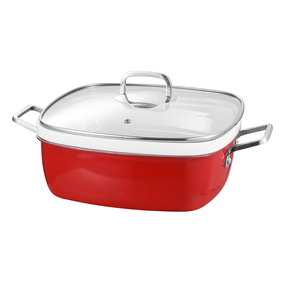 Edicel Square Stainless Steel Chafing Dish  | Hotel Buffet Food Warmer