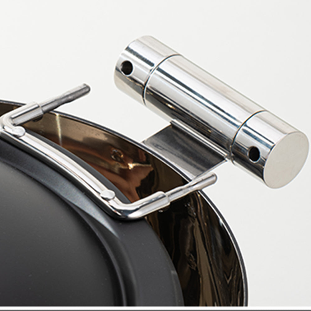 5L Round Stainless Steel Chafing Dish with Soft-Close Lid | Hotel & Buffet Serving