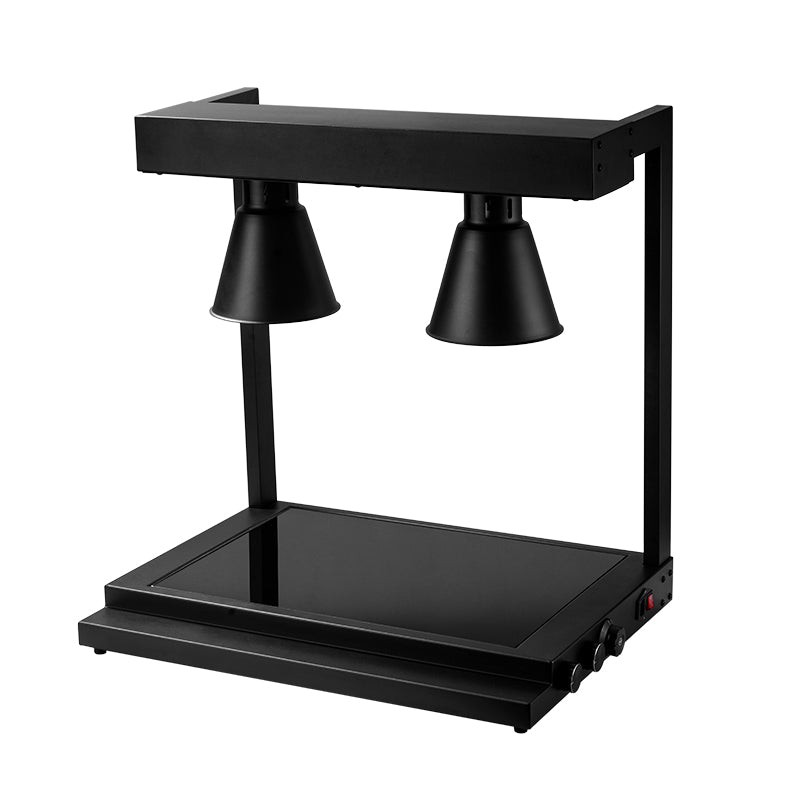 Dual Head Infrared Heat Lamp Station | Buffet & Catering Warming