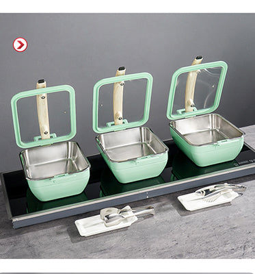6L Insert Lid Rectangular Stainless Steel Chafing Dish for Hotel Buffet & Catering