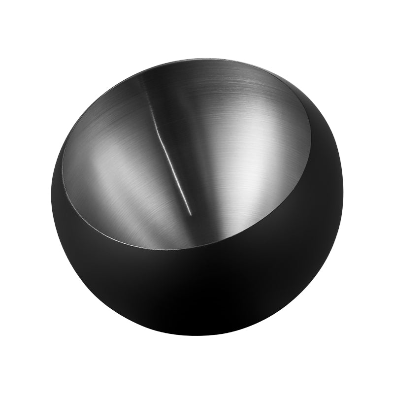 Stainless Steel Slanted Salad Bowl – Multi-Color Serving Bowl for Salad, Fruit & Sauce