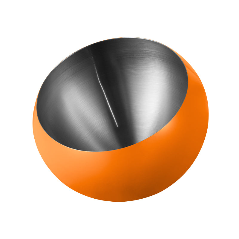 Stainless Steel Slanted Salad Bowl – Multi-Color Serving Bowl for Salad, Fruit & Sauce
