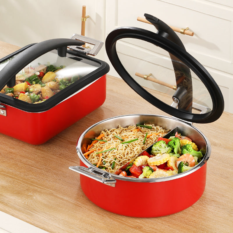 Edicel 6L Insert Lid Rectangular Stainless Steel Chafing Dish for Hotel Buffet & Catering