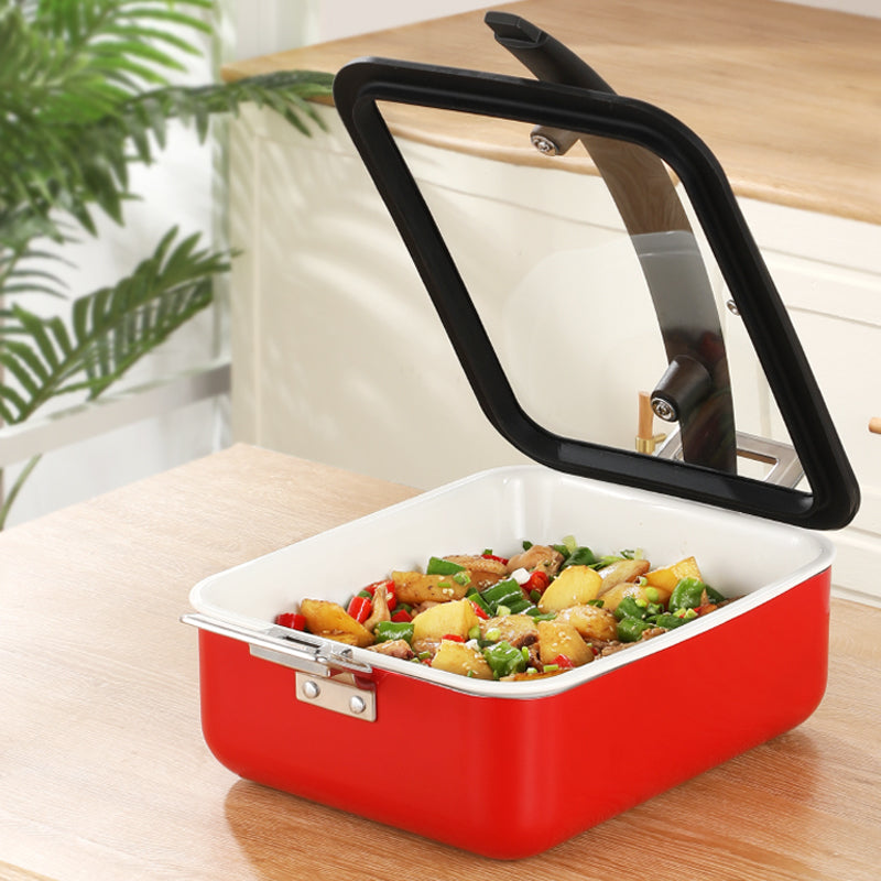 Edicel 6L Insert Lid Rectangular Stainless Steel Chafing Dish for Hotel Buffet & Catering