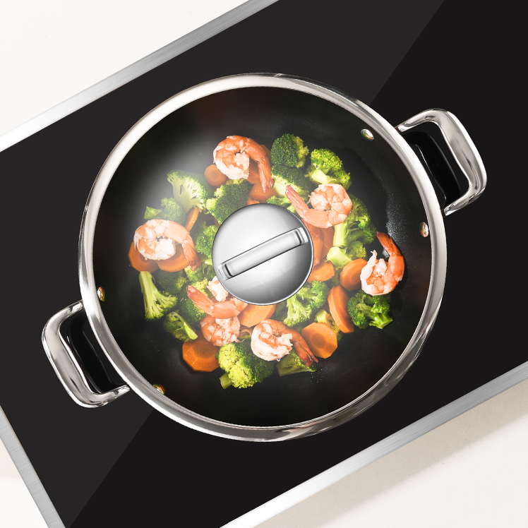 Edicel  3.3L Stainless Steel Chafing Dish Set | Multi-Color Buffet Food Warmer for Catering & Events