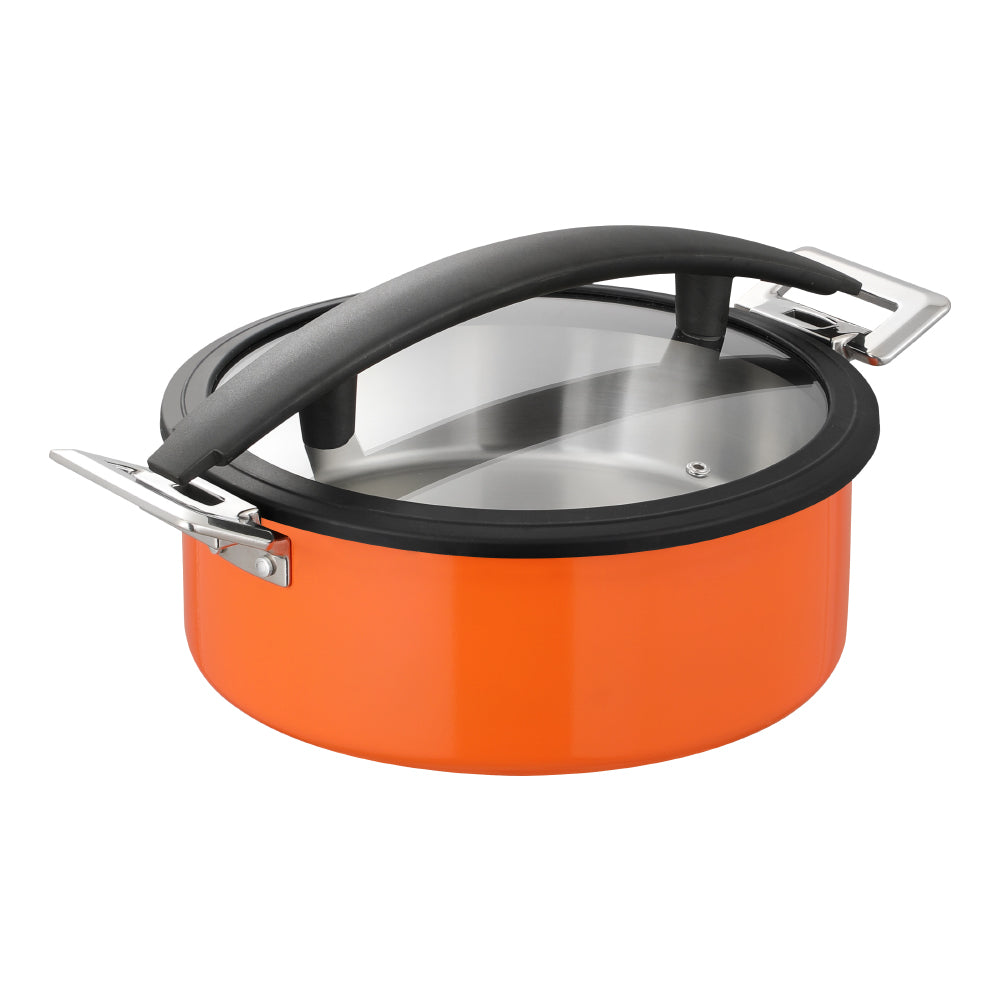 5L Insert Lid Round Stainless Steel Chafing Dish for Hotel Buffet & Catering