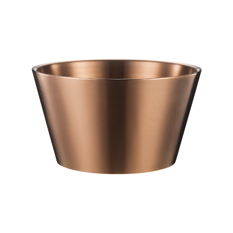 Edicel Rose Gold Beverage Carafe Set, Stainless Steel Chilling Ice Bowl for Hotel Buffet Catering