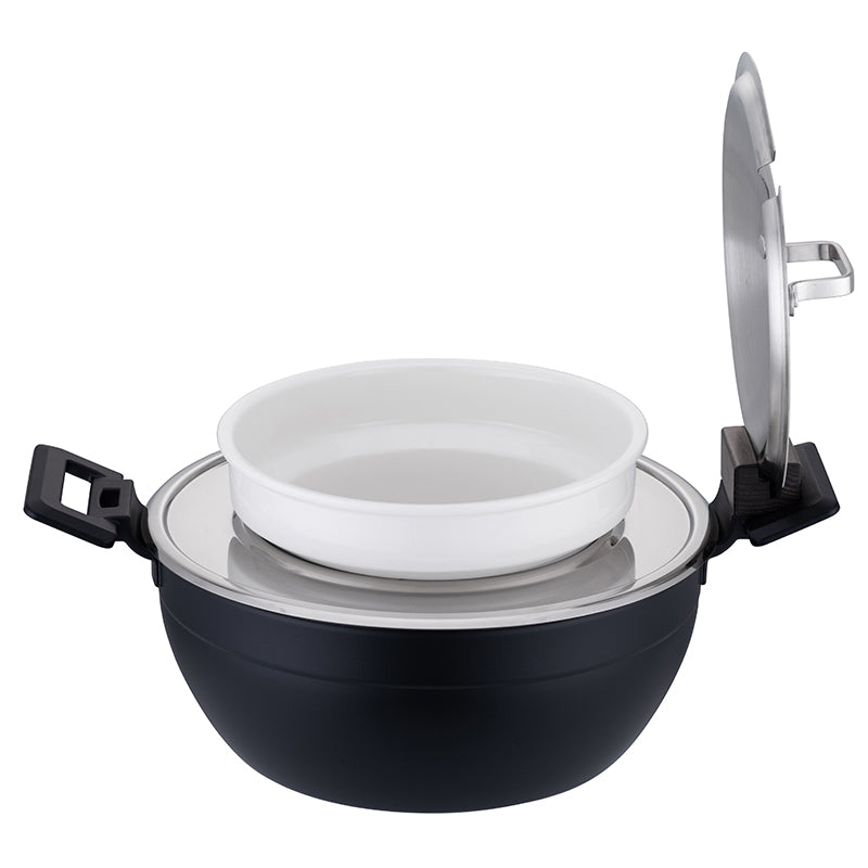Edicel 6L Commercial Soup Warmer | Stainless Steel Electric Food Warmer for Hotel Buffet