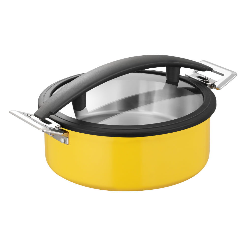 5L Insert Lid Round Stainless Steel Chafing Dish for Hotel Buffet & Catering