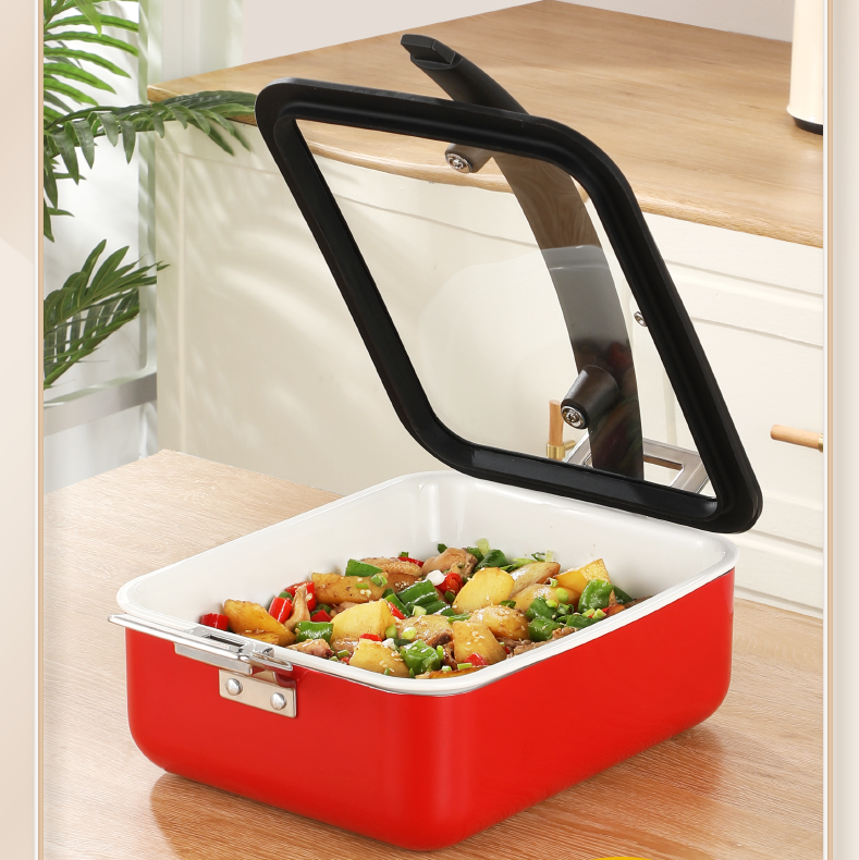 Edicel 6L Insert Lid Rectangular Stainless Steel Chafing Dish for Hotel Buffet & Catering