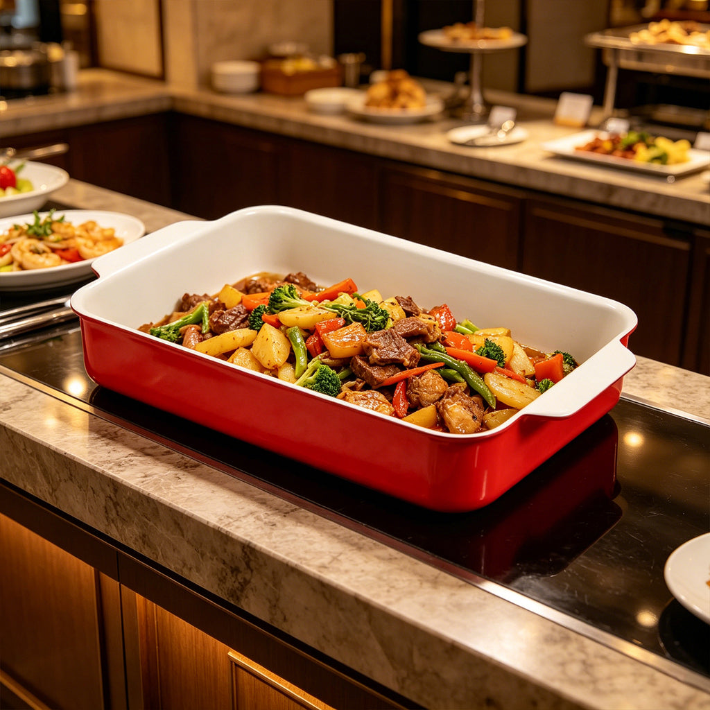 Edicel Commercial Stainless Steel Buffet Food Pan for Hotel Banquet & Catering Service