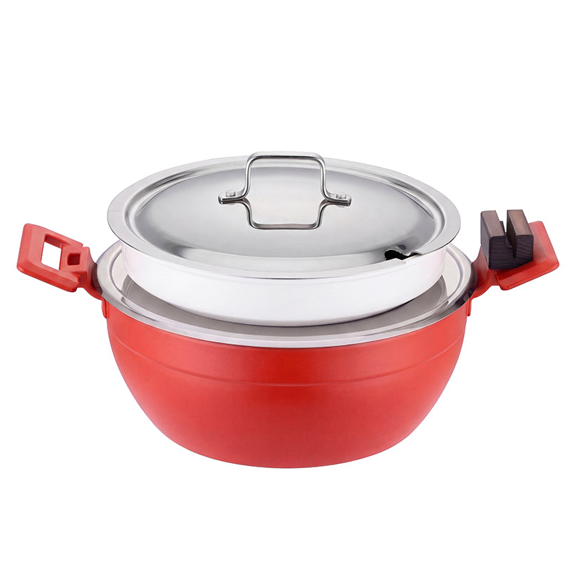 Edicel 6L Commercial Soup Warmer | Stainless Steel Electric Food Warmer for Hotel Buffet