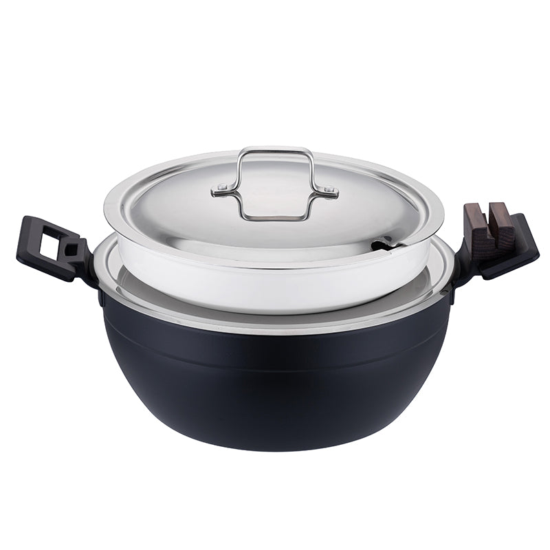 Edicel 6L Commercial Soup Warmer | Stainless Steel Electric Food Warmer for Hotel Buffet