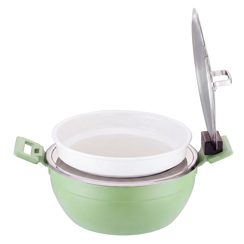 Edicel 6L Commercial Soup Warmer | Stainless Steel Electric Food Warmer for Hotel Buffet