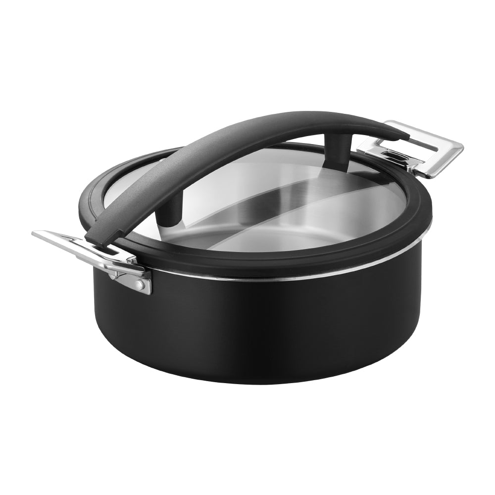 5L Insert Lid Round Stainless Steel Chafing Dish for Hotel Buffet & Catering