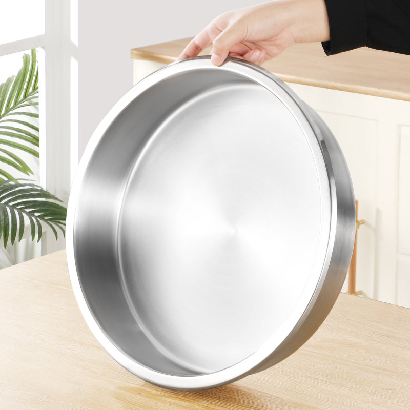 6.8L Stainless Steel Chafing Dish with Soft-Close Lid | Hotel & Buffet Serving