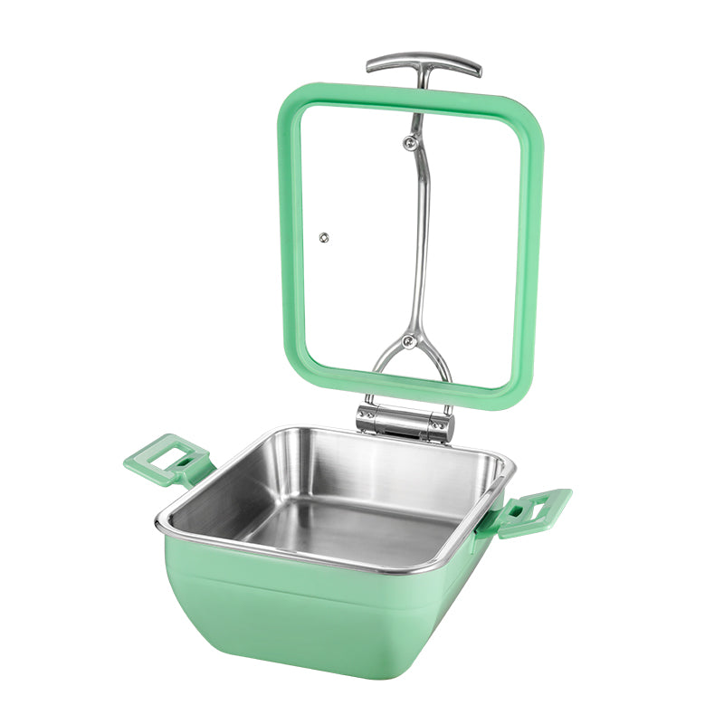 Edicel  6L Rectangular Multi-Position Stay-Open Lid Chafing Dish for Hotel Buffet Serving (Copy)